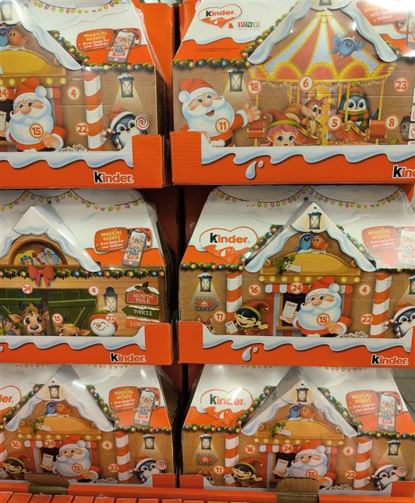 Kinder julehuset kalender
