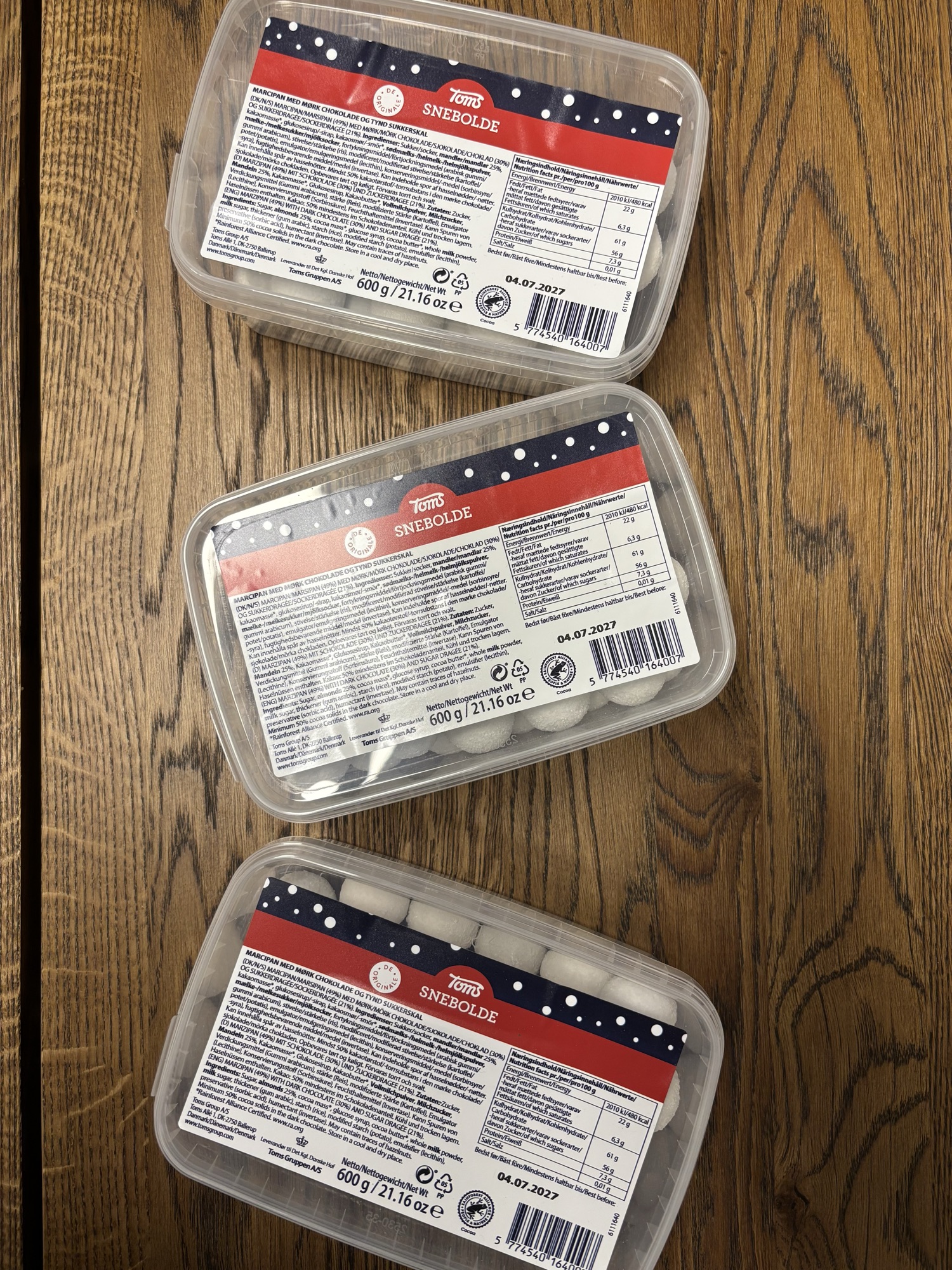 Toms snebolde 600g