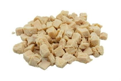 Kogt hønsekød i tern 1KG