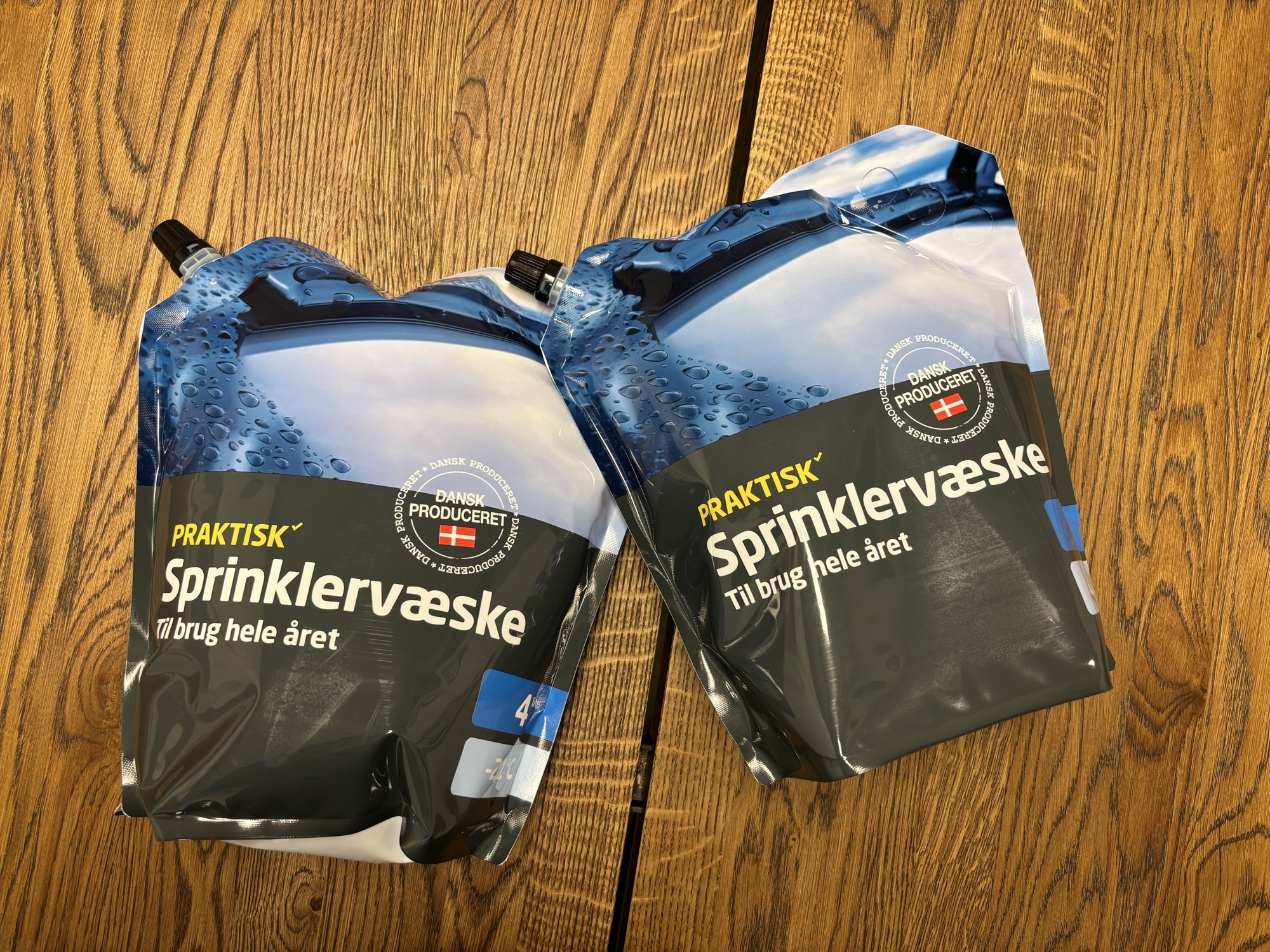 4 liter sprinklervæske tåler -21 grader